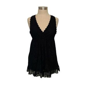 Candies black lace babydoll